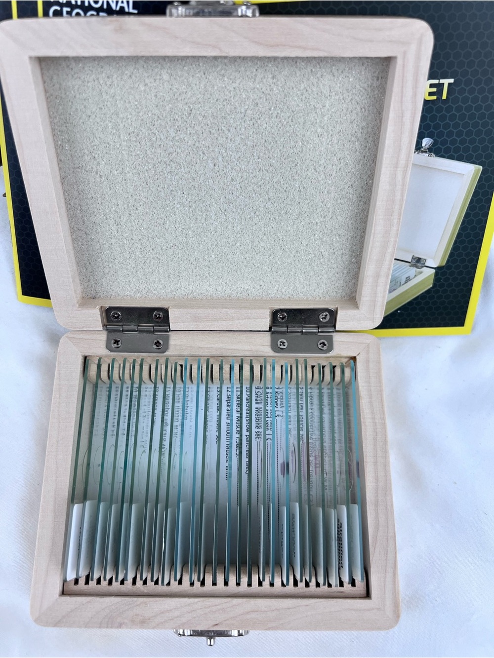 NATIONAL GEOGRAPHIC Mega Biology Set 25 Microscope Slides Learning Guide New - Picture 5 of 11